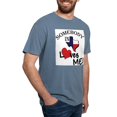 thumbnail image 4 of CafePress - Somebody In Texas Loves Me Ash Grey T Shirt - Mens Comfort Colors Shirt, 4 of 5