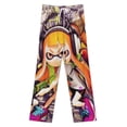 thumbnail image 3 of Splatoon Men Pajama Pants Bottoms Lounge Pants Elastic Waist Loose Soft Sleepwear PJ Bottoms Trousers, 3 of 7