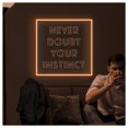 thumbnail image 2 of Letrero De Neón Con Relieve 3D Never Doubt Your Instinct Para Decoración Oficina, Brillo Ajustable, 30cm, 2 of 2