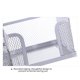 thumbnail image 4 of Toystoory Portabolígrafos de hierro Caja Diseño de rejilla Combinación Portabolígrafos Compartimento de almacenamiento Diseño Caja de almacenamiento Almacenamiento y organización del hogar Plata Toystoory HA025847-02, 4 of 6