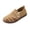 20#Coffee, variant on Hollow Breathable Mesh Knit Walking Flats For Women, Metal Buckle Strap Lightweight Cushioned Soft Sole Daily Outdoor Casual Loafers