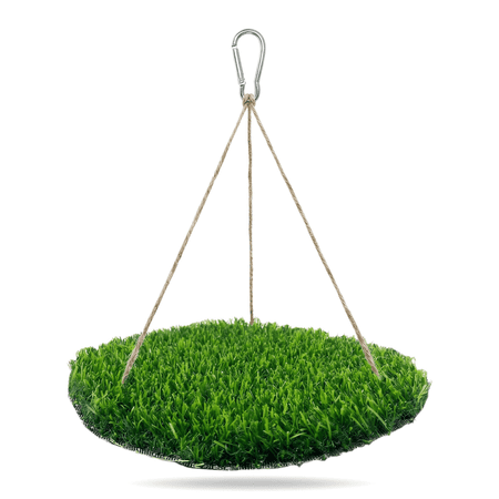 Foraging Toys for Birds,Natural Climbing Perch Toy with Hooks – Bird Swing Mat, Large Foraging Toys for Cockatoo Parakeets Lovebird
