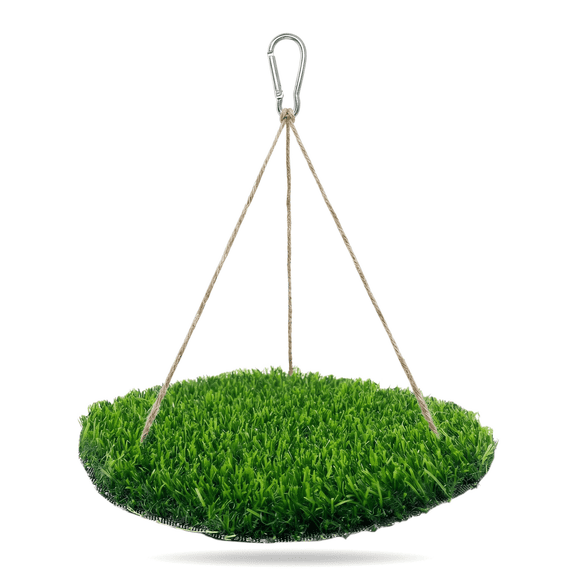 Foraging Toys for Birds,Natural Climbing Perch Toy with Hooks – Bird Swing Mat, Large Foraging Toys for Cockatoo Parakeets Lovebird