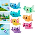 thumbnail image 3 of 10x Mini Axolotl Figurine: Perfectly Petite Aquarium Decor with Enchanting, 3 of 6