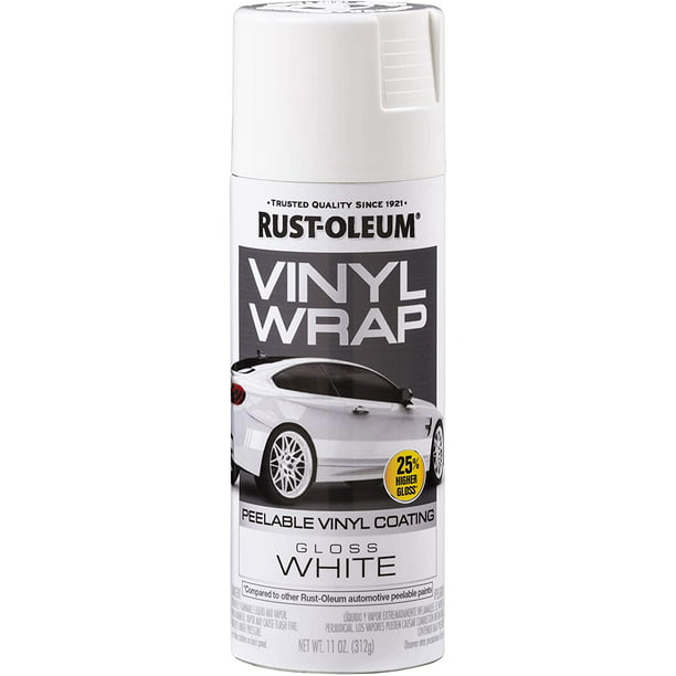 White, RustOleum Automotive Vinyl Wrap Peelable Coating