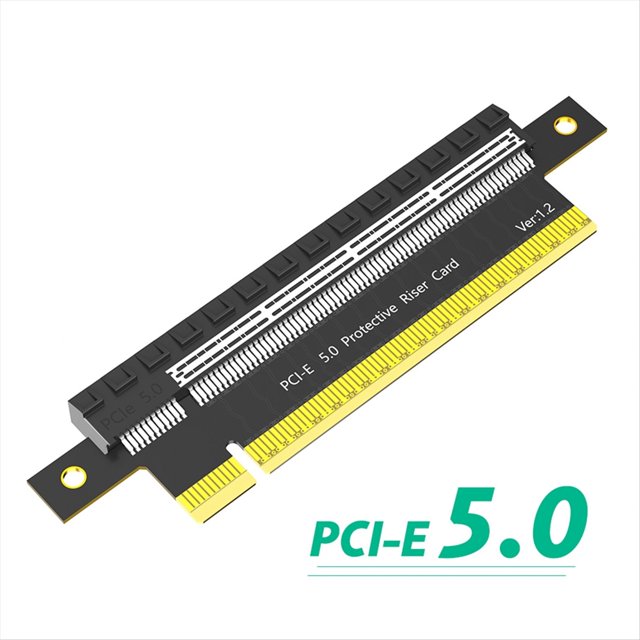 Adaptador de Tarjeta Elevadora PCI-e Express 5.0 16X Macho A Hembra