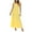 Yellow, variant on USSUMA Dresses for Women 2025 Casual Spring Womens Dresses Sleeveless Square Neck Casual Solid Color Beach Maxi Dress Lounging Dresses Loose Dresses Business Holiday Saving Black Dress Size-XXL