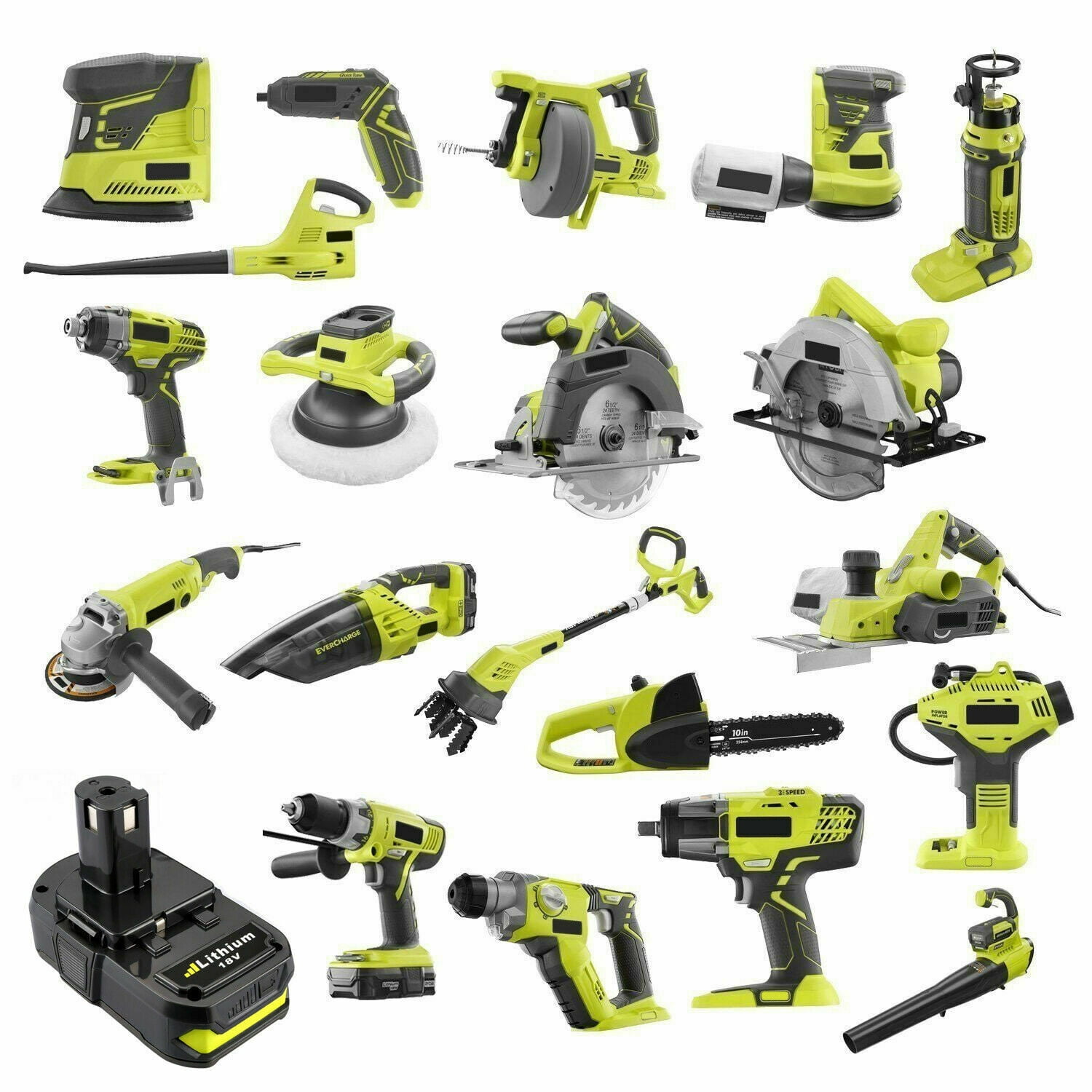 2X for Ryobi P102 3.6Ah 18V Lithium-Ion Compact Battery P104 P108 RB18L25 RB18L40 RB18L50