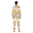 thumbnail image 4 of FORMRS Onesies Pajama for Adults Unisex Hoodie Winter Jumpsuit One Piece Sleepwear, Sizes S-2XL, Beige Clouds, 4 of 7