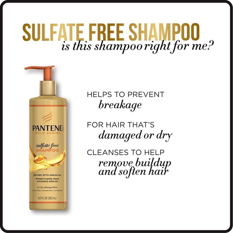 Pantene Pro-V Gold Series Shampoo and Conditioner Set, Conditions
