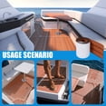 thumbnail image 5 of Boat Flooring Sheet EVA Foam Boat Decking Sheet Self-adhesive Marine Floor Carpet Faux Teak Marine Mat Non-Slip Foam Boat Floor Mat Rolls Sheet for RV Yacht Kayak Sea Deck 94.5x6.7inch, 5 of 10