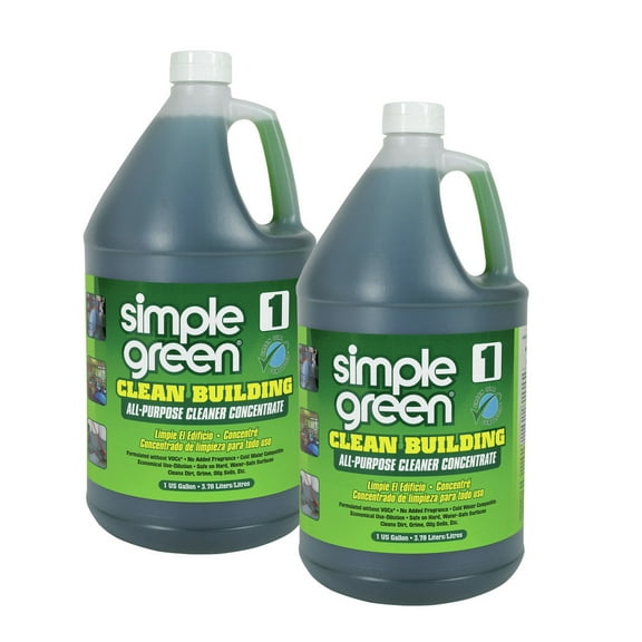 Simple Green Clean Building All-Purpose Cleaner Concentrate 1gal Bottle 2 per Carton 11001CT