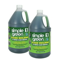 Simple Green Clean Building All-Purpose Cleaner Concentrate 1gal Bottle 2 per Carton 11001CT