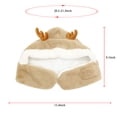 thumbnail image 6 of Esaierr Kids Toddler Winter Hat Scarf Set for Boys Girls Warm Earflaps Beanie Hat Scarf Gloves Set Knit Elk Antlers Hat 2-8 Years, 6 of 7