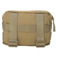 thumbnail image 3 of TOPTIE Tactical Molle Pouch, Horizontal Admin Pouch, Small Utility EDC Gear Tool Bag-TAN, 3 of 6