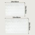 thumbnail image 7 of Unique Bargains Bath Mat Absorbent Non-Slip Backing Quick Dry Bath Rugs Beige 20" x 32", 7 of 7