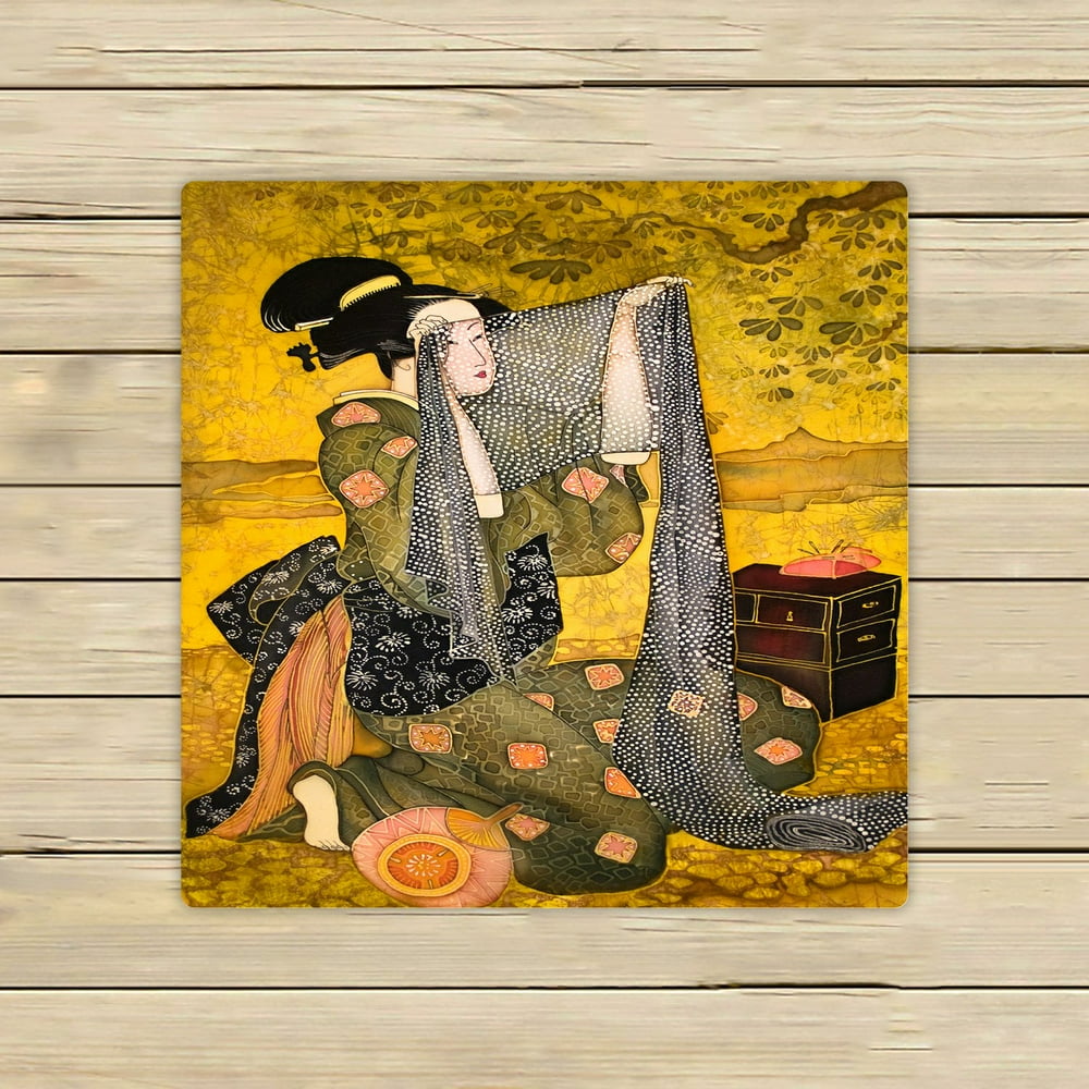 PHFZK Asian Towel, Japanese Woman Hand Towel Bath Bathroom Shower