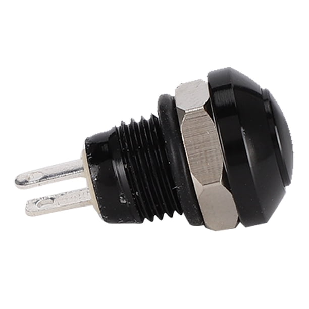 1A 24V 8mm Mini Impermeable Coche Botón Momentáneo Interruptor de Encendido Aleación de Zinc-aluminio rojo para Botón Pulsador de 8 Mm Interruptor de Botón Momentáneo Botón ANGGREK Otros