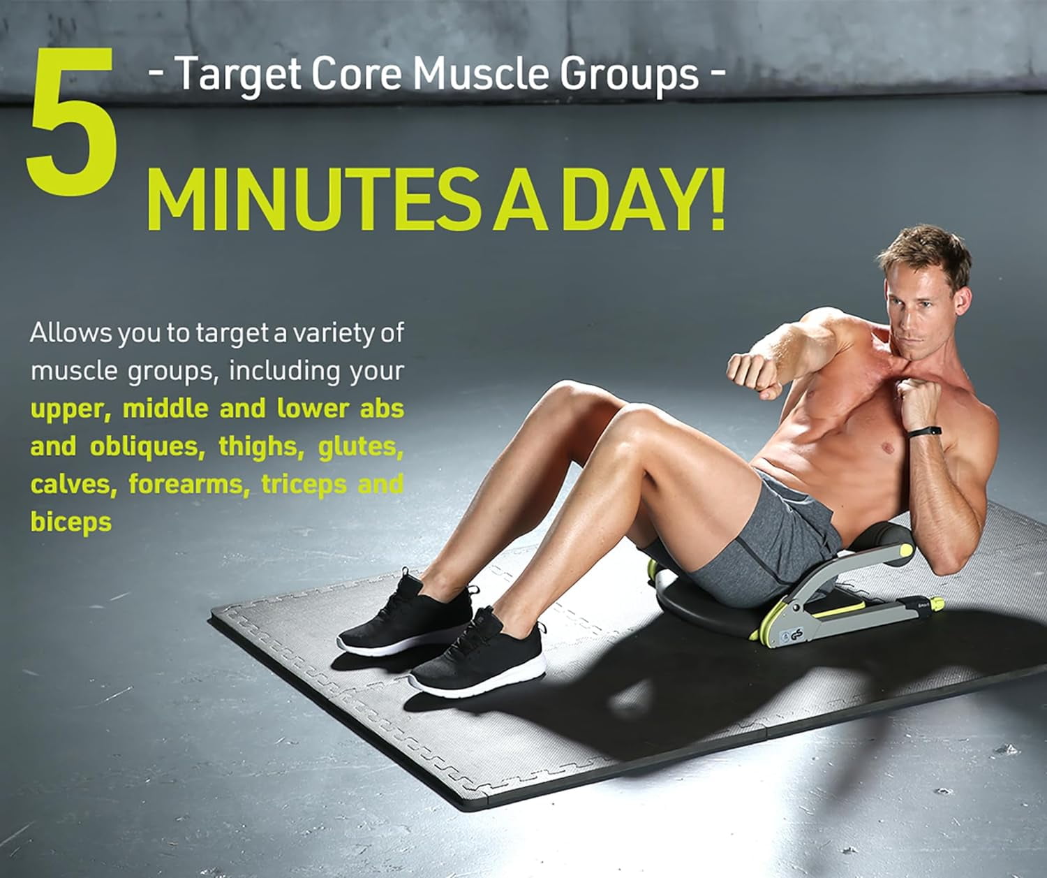CORE SMART Sit Up Exercise Equipment Abdominal Exercise Machine for Home Ab Crunch Machine for Stomach Workout Fitness Equipment for Abs Workout Core Ab Exercise System Trainer Green Walmart