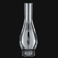 thumbnail image 2 of Clear Glass Lamp Chimney, Oval Replacement Hurricane Globe Measures 2 1/2 Inch Diameter Base x 10 Inches High for Oil or Kerosene Lanterns, 2 of 4