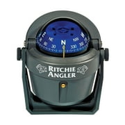 RITCHIE COMPASSES RA-91 Compass, Bracket Mount, 2.75" Dial, Grey