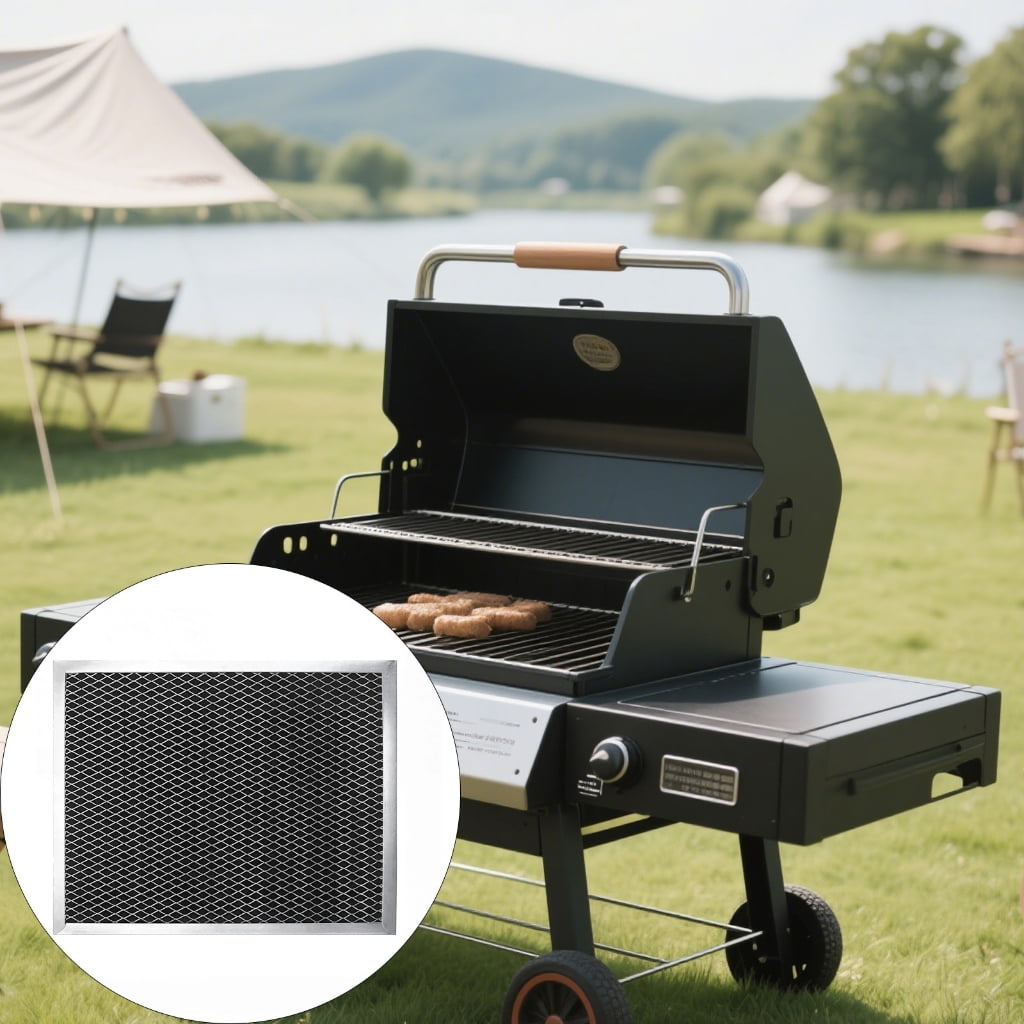 MOMOJIA Outdoor Barbecue Ranges Hood Filter Efficient Odor Elimination Heat Resistant