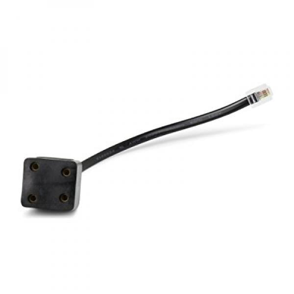 318b Four Prong to Modern Modular Telephone Converter Adapter, Black