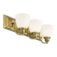 thumbnail image 3 of Livex Lighting Springfield 3 Bath Light in Antique Brass, 3 of 10