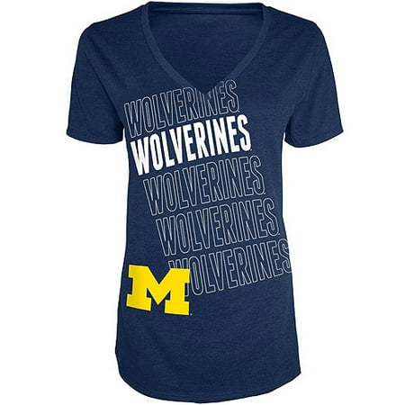 NCAA Juniors Assorted Teams V-Neck Shorts Sleeve Tees