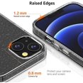 thumbnail image 2 of IBAOLEA Cristal Liquide Quartz Souple Couverture de Téléphone Intelligent TPU pour iPhone 13 Mini, 2 of 6