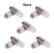 thumbnail image 5 of Riwesomey 10 piezas de luz para salpicadero de coche, 12V, indicador de Panel de instrumentos, lámpara lateral, bombilla de cuña, modificación, placa de Bombillas para automóviles Luz blanca Riwesomey VI018086-01B, 5 of 6