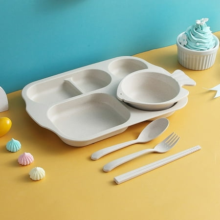 

Five-piece Environmentally Friendly And Reusable Fish Cutlery Set Made From Tableware Tool ViLaViDe