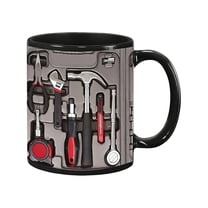 Creativity Funny Coffee Mug - Mechanic Toolbox Set Pattern, Tool Box Coffee Mug, Mechanic Mugs For Men, 11oz Mug For Auto Mechanics, Unique Gift
