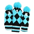 thumbnail image 2 of 3 piezas de Club Headcovers Head Protector Long Neck Knitted Golf Cola Cubierta de la cabeza del palo de golf, 2 of 8