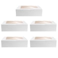thumbnail image 3 of CIMAXIC 5pcs Portable 12-Cavity Cupcake Box Container Muffin Window Box (White),12.8"X9.84"X3.54", 3 of 4