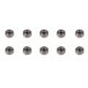 thumbnail image 1 of 10 Uds. Rodamientos sellados métricos blindados de acero al cromo y carbono de 3x10x4mm 623ZZ, 1 of 14