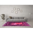 thumbnail image 3 of Ahgly Company Indoor Square Animal Pink Traditional Area Rugs, 8' Square, 3 of 4