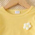 thumbnail image 6 of Xyant Toddler Baby Girl Clothes Long Sleeve Cotton Ribbed Top Gingham Wide Leg Pants Set 2 Pcs Fall Outfits,Size 6-9 Months, 6 of 9