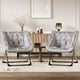 thumbnail image 4 of Yeshouse Rabbit Fur Saucer Chair - plegable cómoda silla de estar con estructura de Metal para niños, adolescentes y adultos, 4 of 9