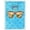 Blue, variant on Beach Sunglasses Yellow Polkadot Flag Canvas - House Size