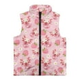 thumbnail image 4 of Pzuqiu Axolot Kids Zip Up Vest Casual Clothes for Girls Size 3 Practical Warm Soft Outerwear Jacket with Pockets Full Zip Fall Outerwear Versatile Stretchy for Daily Life, 4 of 7