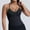 Black, variant on Women's High Elastic Nylon Seamless Sports Vest Top with Chest Cushion Beauty Back Fitness Sports Yoga Vest Compression Top Women Flowers Smooth Sleeveless Undershirts Women Womens T Shirts