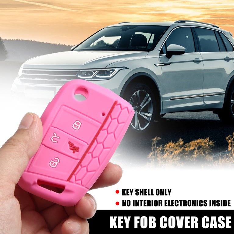 HIBEYO for VW Key Fob Cover TPU Flip 3 Button Smart Key Case for Volkswagen VW Jetta HIBEYO for VW Key Fob Cover TPU Flip 3 Button Smart Key Case for Volkswagen VW Jetta
