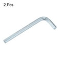 thumbnail image 3 of Uxcell 2pcs Hex Key Wrench 6mm L-Shape Hexagon Metric Wrenches Chrome Vanadium Steel Repairing Tool, 3 of 8