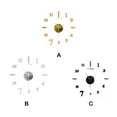 thumbnail image 3 of Reloj de Pared Inteprter Estilo Moderno Acero Inoxidable Oro, 3 of 6