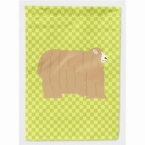 Caroline's Treasures BB7797GF Lincoln Longwool Sheep Green Flag Garden Size , Small, multicolor