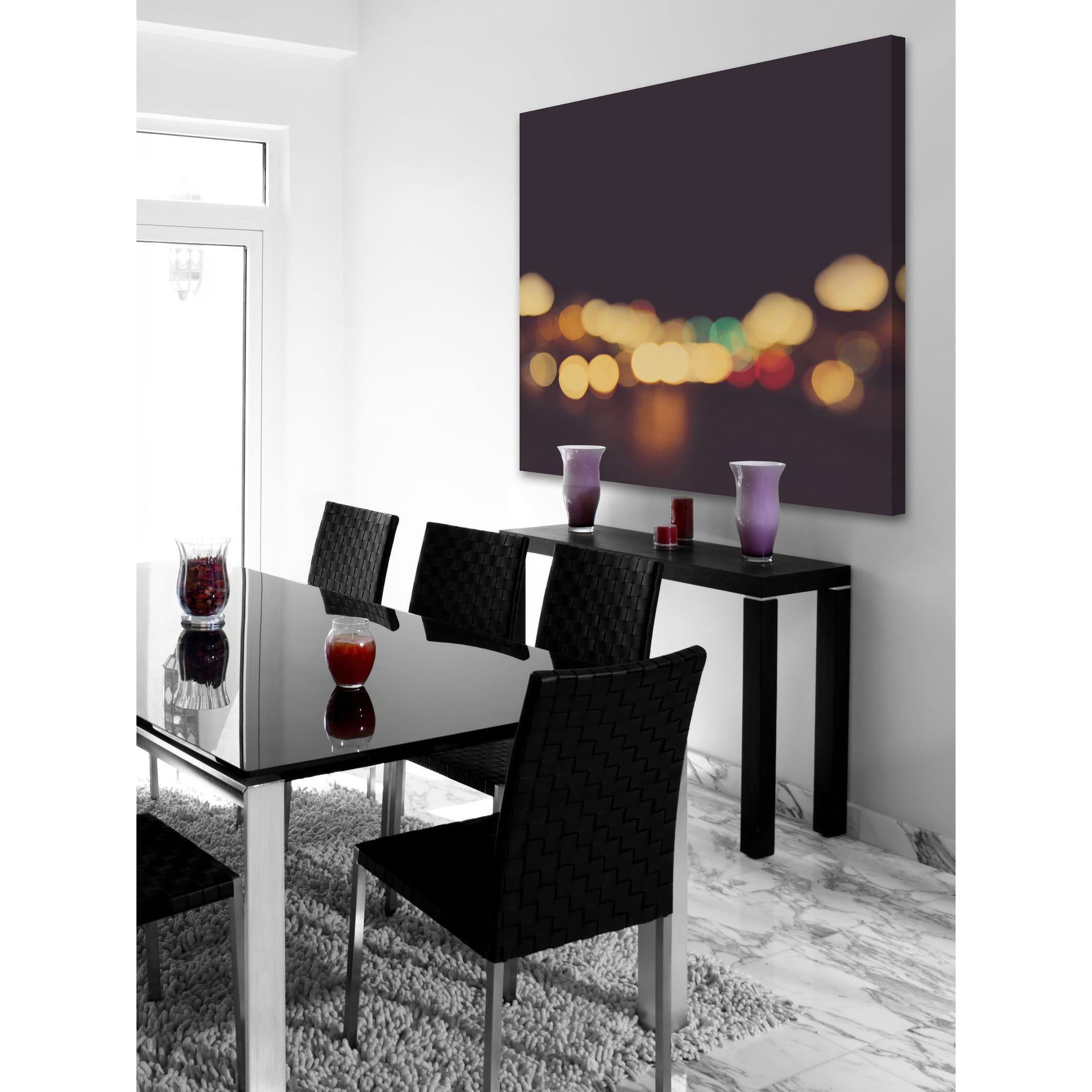 Marmont Hill "Bokeh Drive" Painting Print on Wrapped Canvas