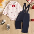 thumbnail image 2 of baby-boys Shirt and Pant Set, Long Sleeve Top & Bottom Outfit Bundle, Organic Cotton,Soft 6-12 Months 12-24 Months 2T 3T 4T 5T 6T 7T 8T 9T Children Red 9-12 Months, 2 of 9