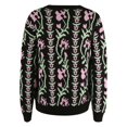 thumbnail image 3 of Nouveau Pull à Motifs Automne et Hiver pour Femmes Col Rond Manches Longues Décontracté Ample Tricoté, 3 of 3