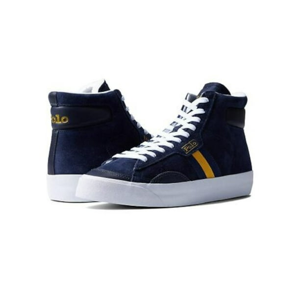 Polo high top leather deals shoes